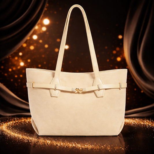 Sacs fourre-tout unis en daim décontracté