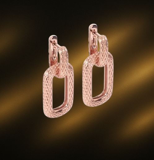 Boucles d'oreilles Honey Bee Hoopy