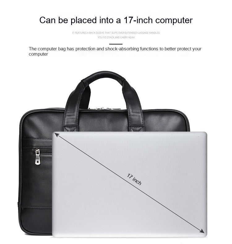 Porte document en cuir