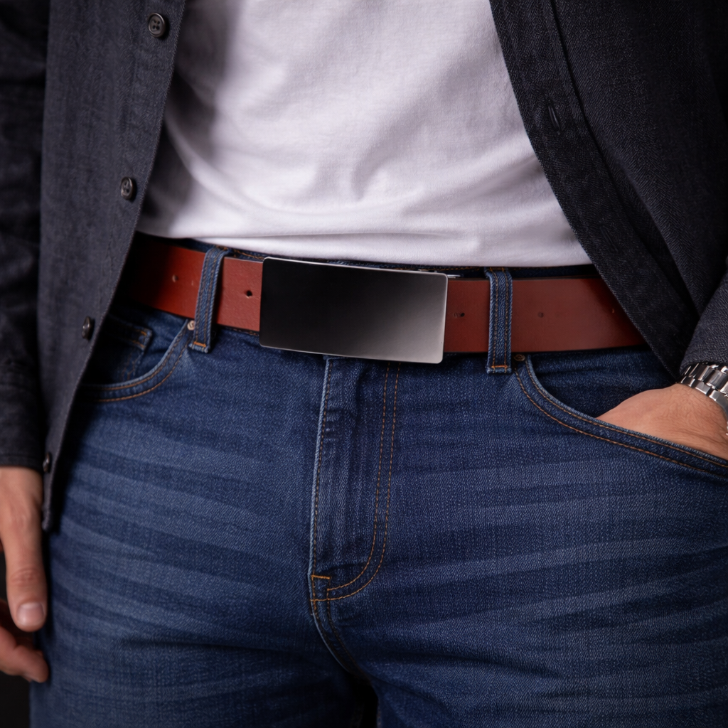 Ceinture en cuir pour homme