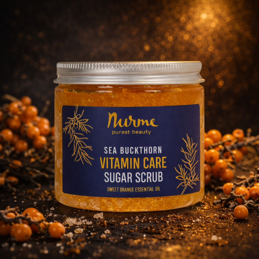 Gommage au sucre à l'argousier et à l'orange 250 g