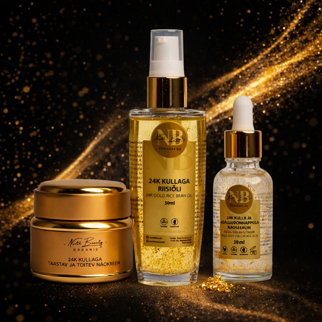 Coffret cadeau en or 24 carats pour femme