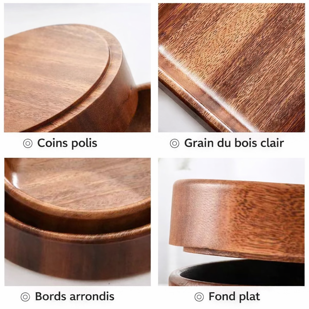 Bol en bois de noyer massif