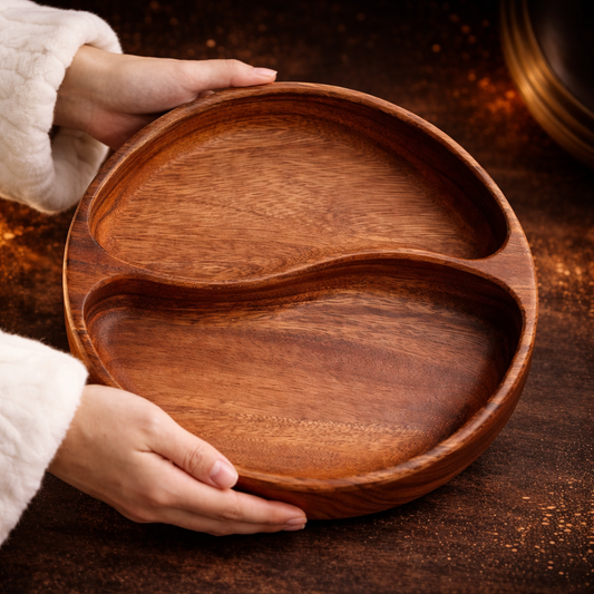 Plateau en bois d'acacia