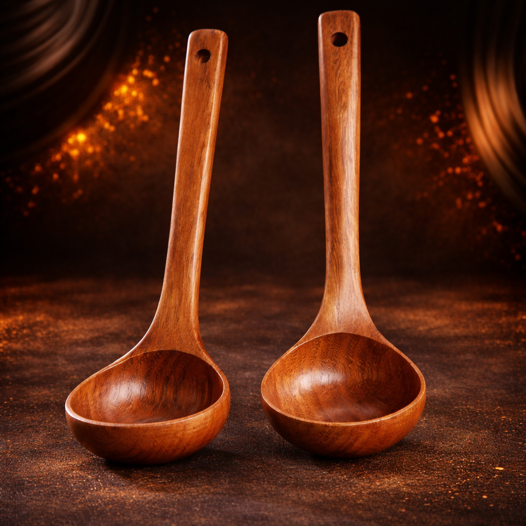 Cuillère de cuisine en bois