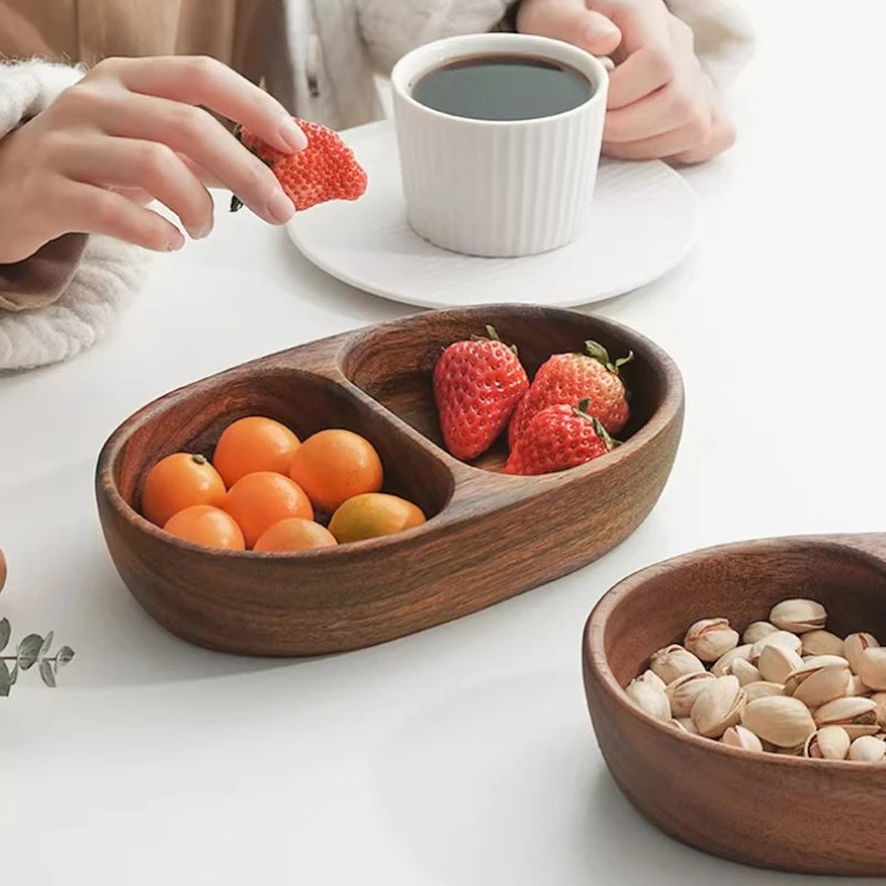 Plateau en bois d'acacia