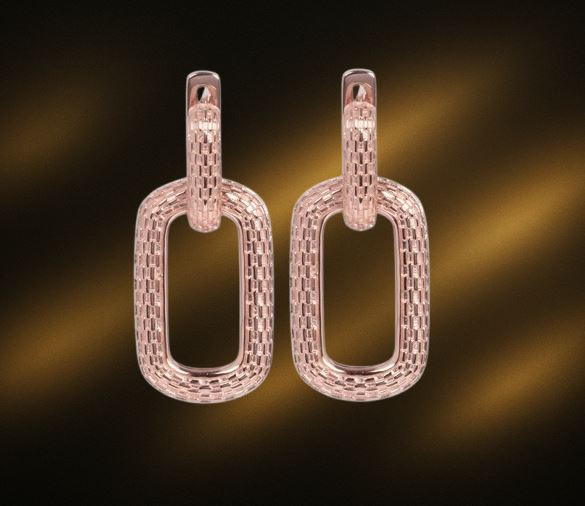 Boucles d'oreilles Honey Bee Hoopy